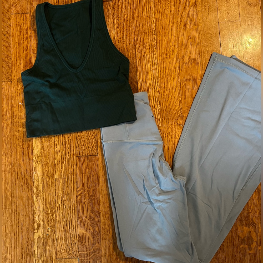 Athletic Set - featuring Athleta Top and Yoga Pants